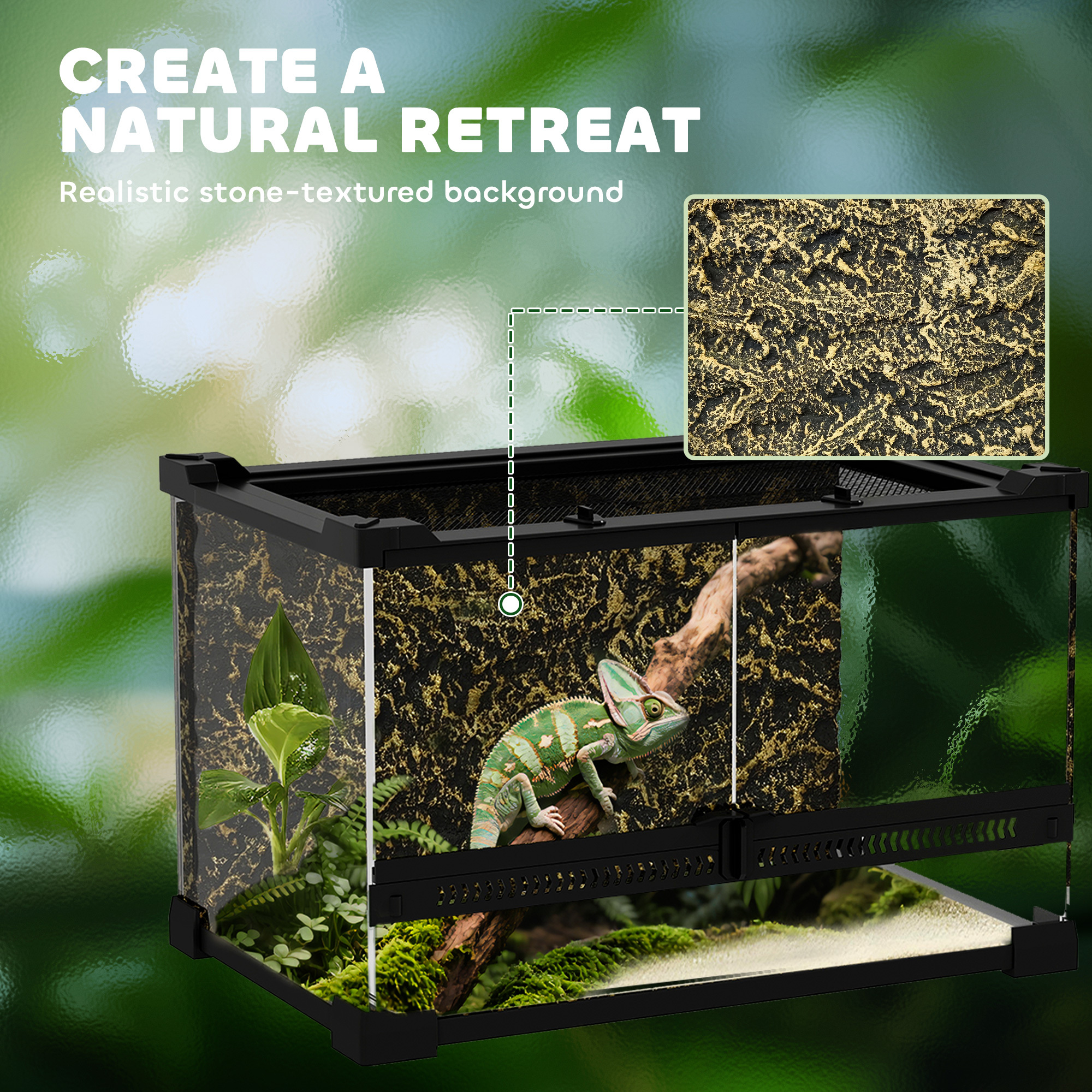 The Glasshouse Mini Bioactive Terrarium Tank (10L) - Image 2