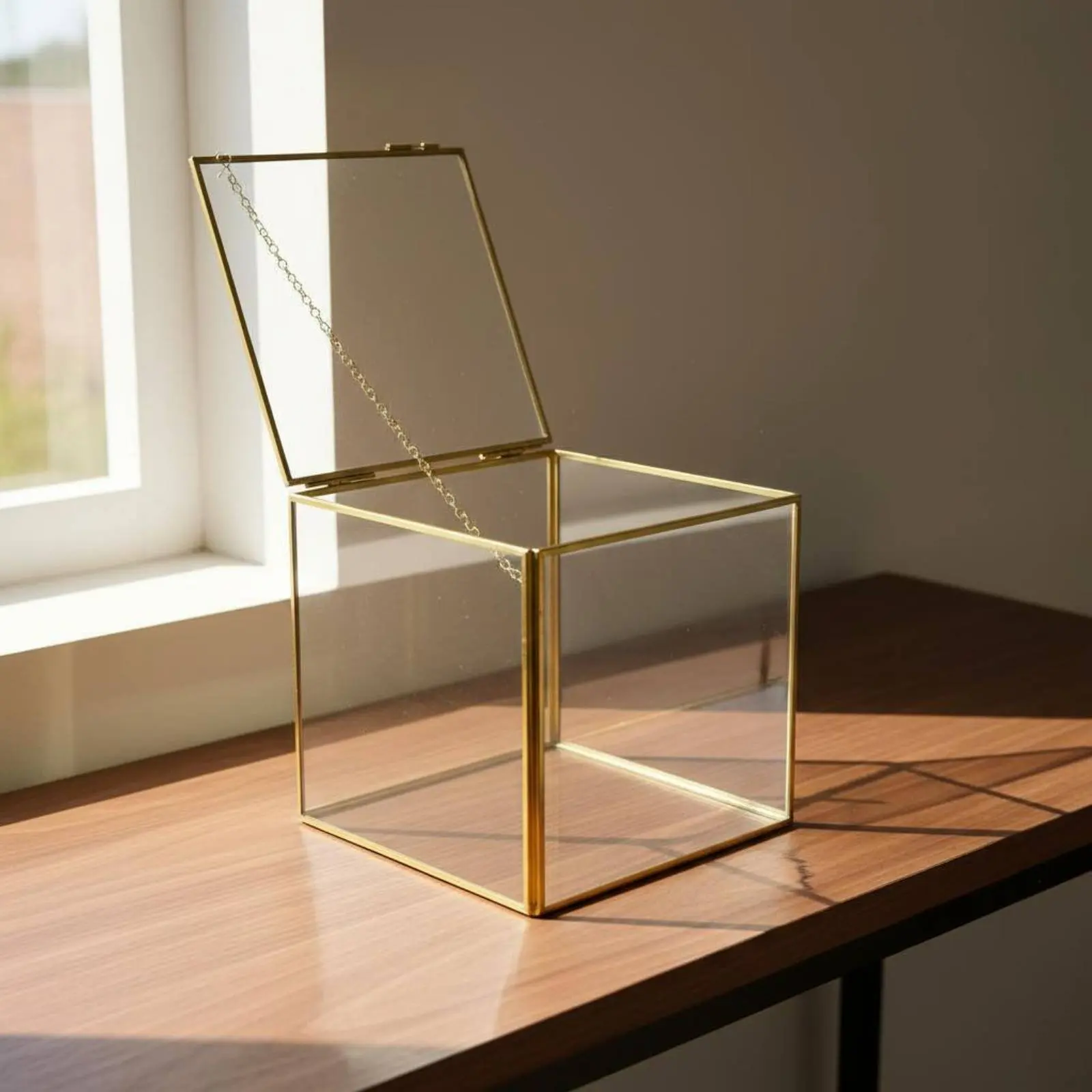 The Geo Brass Geometric Terrarium - Image 6